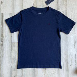 NWT Tommy Hilfiger Boys Size Small 8/10 Navy Tee